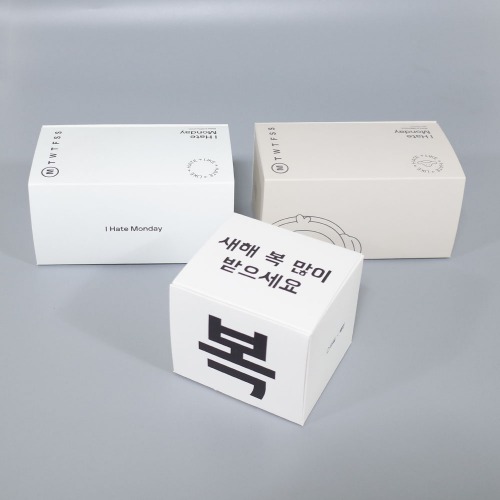 조립식 양말포장박스 인쇄 주문제작 / 최소수량 1,000장
