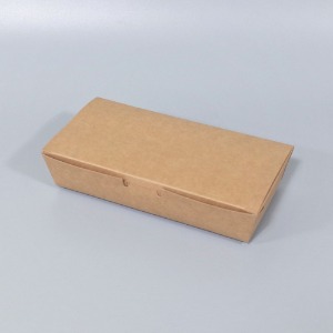 A-8-1 두줄김밥도시락 종이 케이스 (박스형) / 1BOX-600개 일회용 테이크아웃 크라프트 상자 트레이